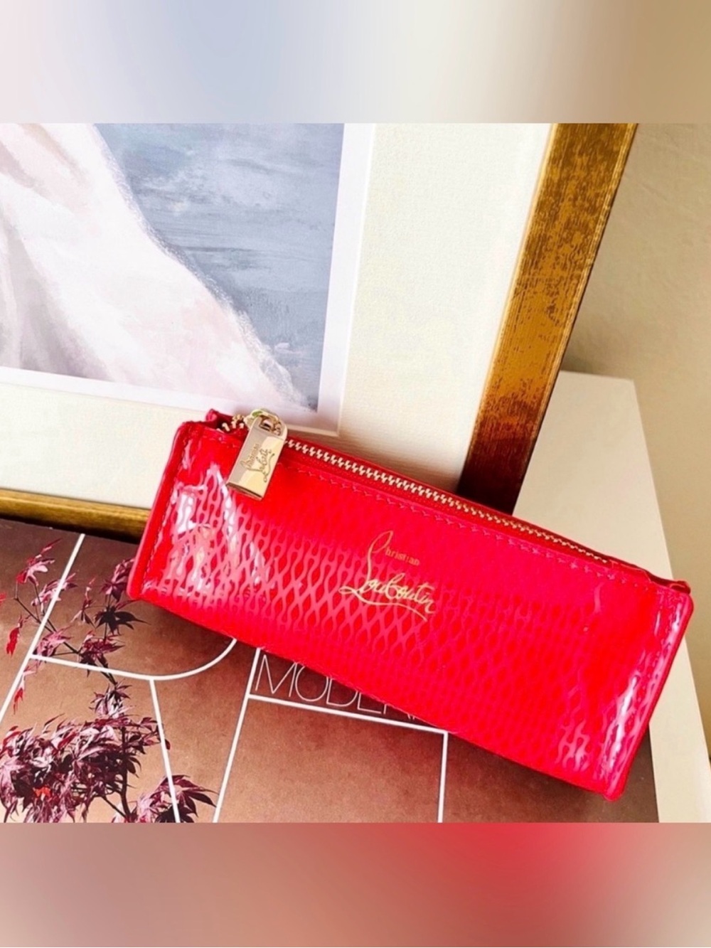 Christian Louboutin Zip Lipstick Pouch